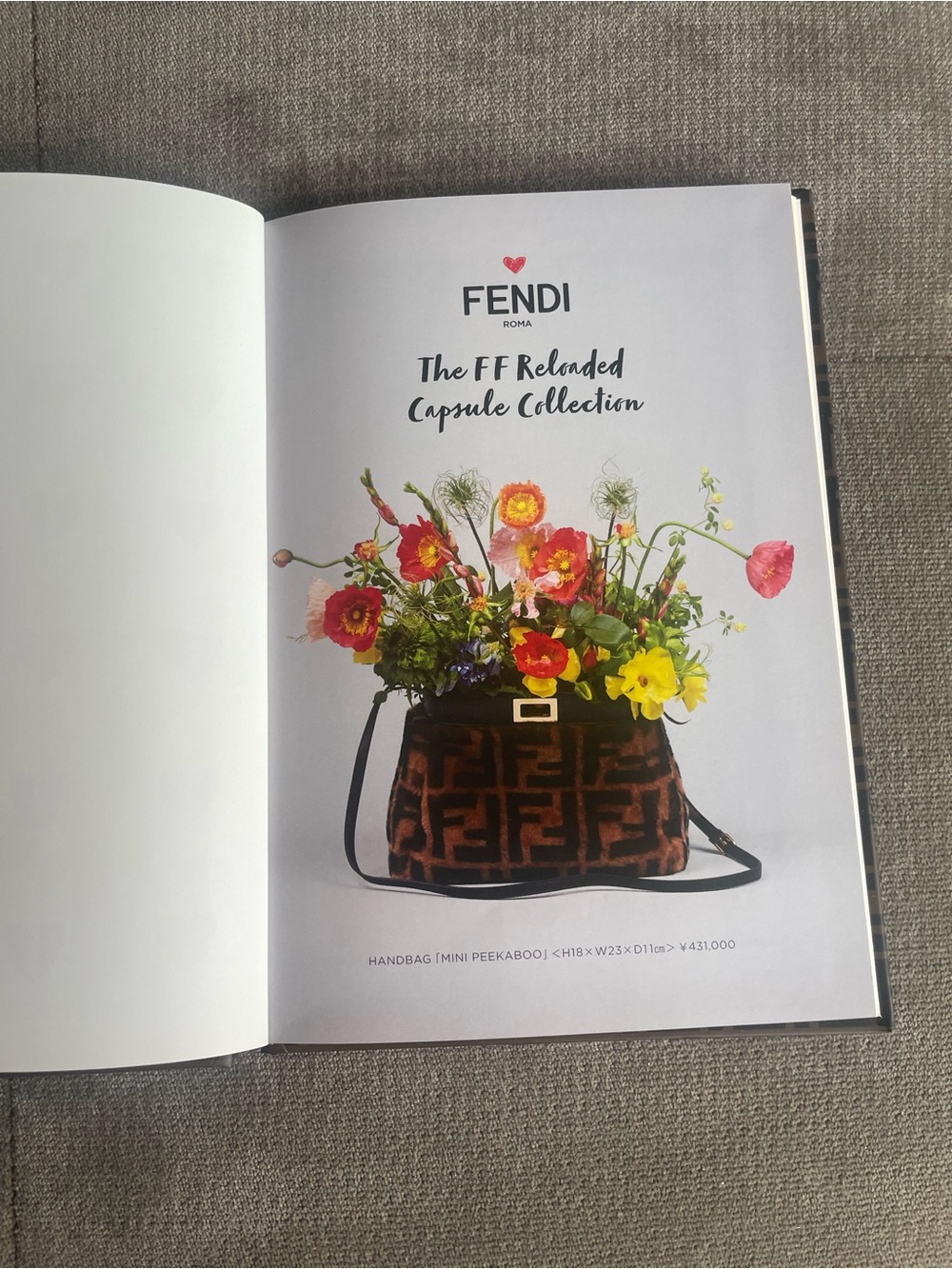 Fendi Brown FF Monogram Notebook  Limited Edition with Stickers - Picture 4 of 8